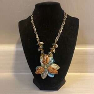 Chicos flower necklace